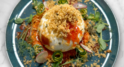 Burrata, Romesco, Truffle Honey, & Chilli Oil - Galbani