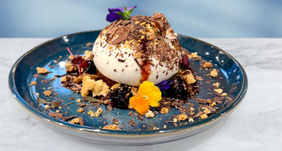 Burrata, Cherries, Amoretti, Shaved chocolate - Galbani