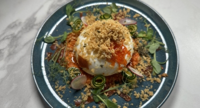 Burrata, Romesco, Truffle Honey, & Chilli Oil - Galbani